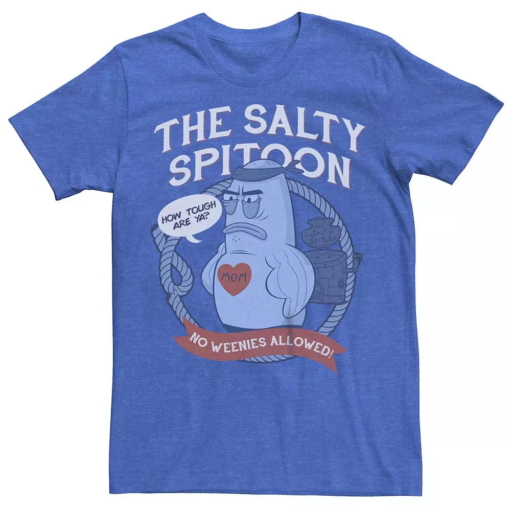 Men's SpongeBob SquarePants The Salty Spitoon Graphic Tee, Size: XXL, Royal Grey Product Image