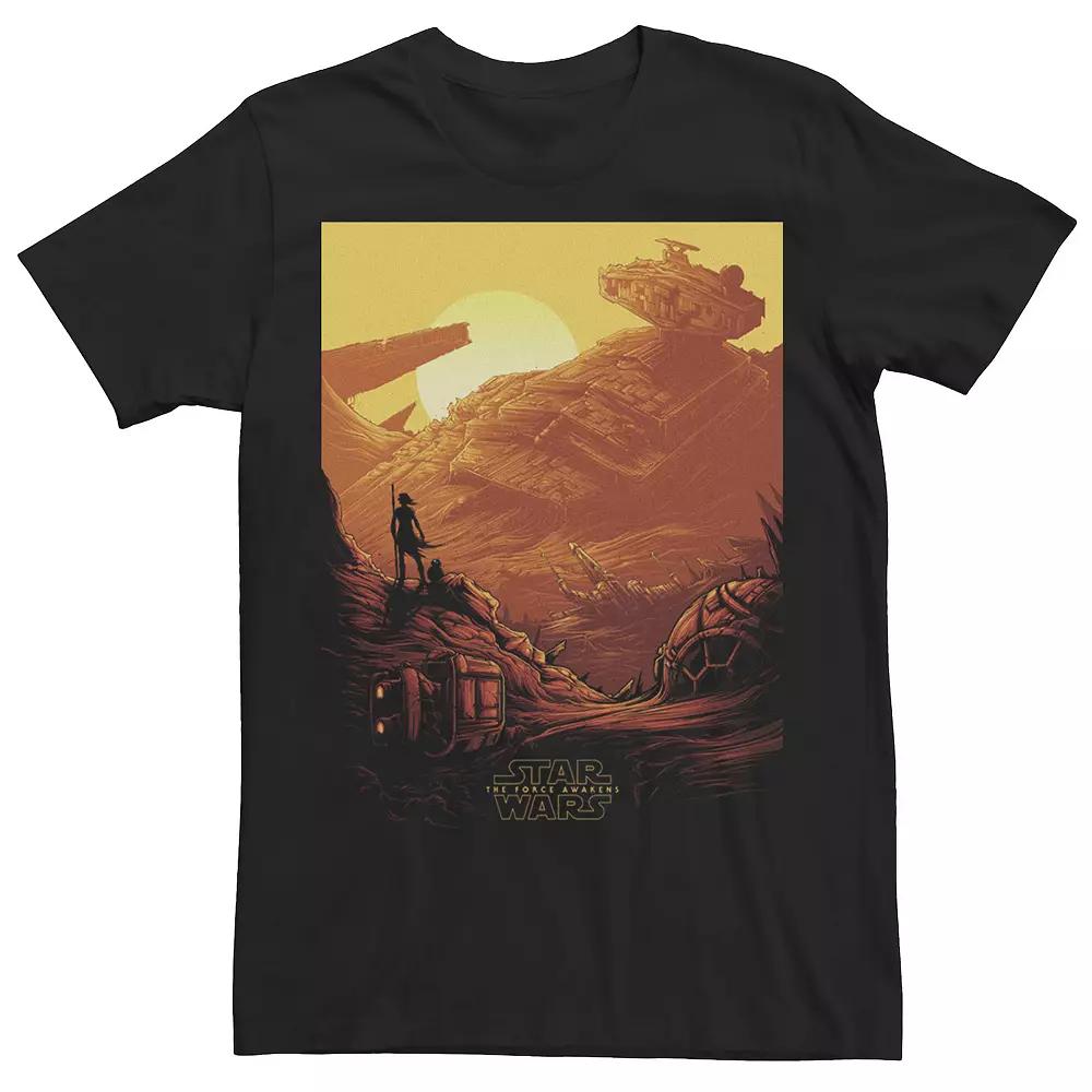 Big & Tall Disney Mickey & Friends Donald Duck Moods Box Up Tee, Men's,  Product Image