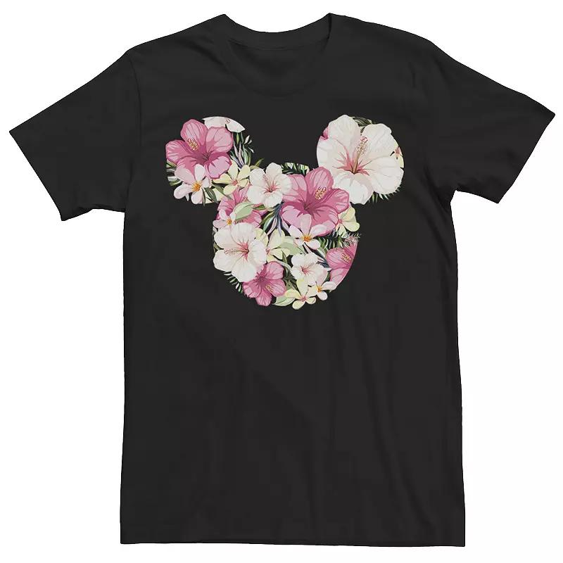 Disney's Mickey & Friends Mickey Floral Fill Men's Tee,  Product Image
