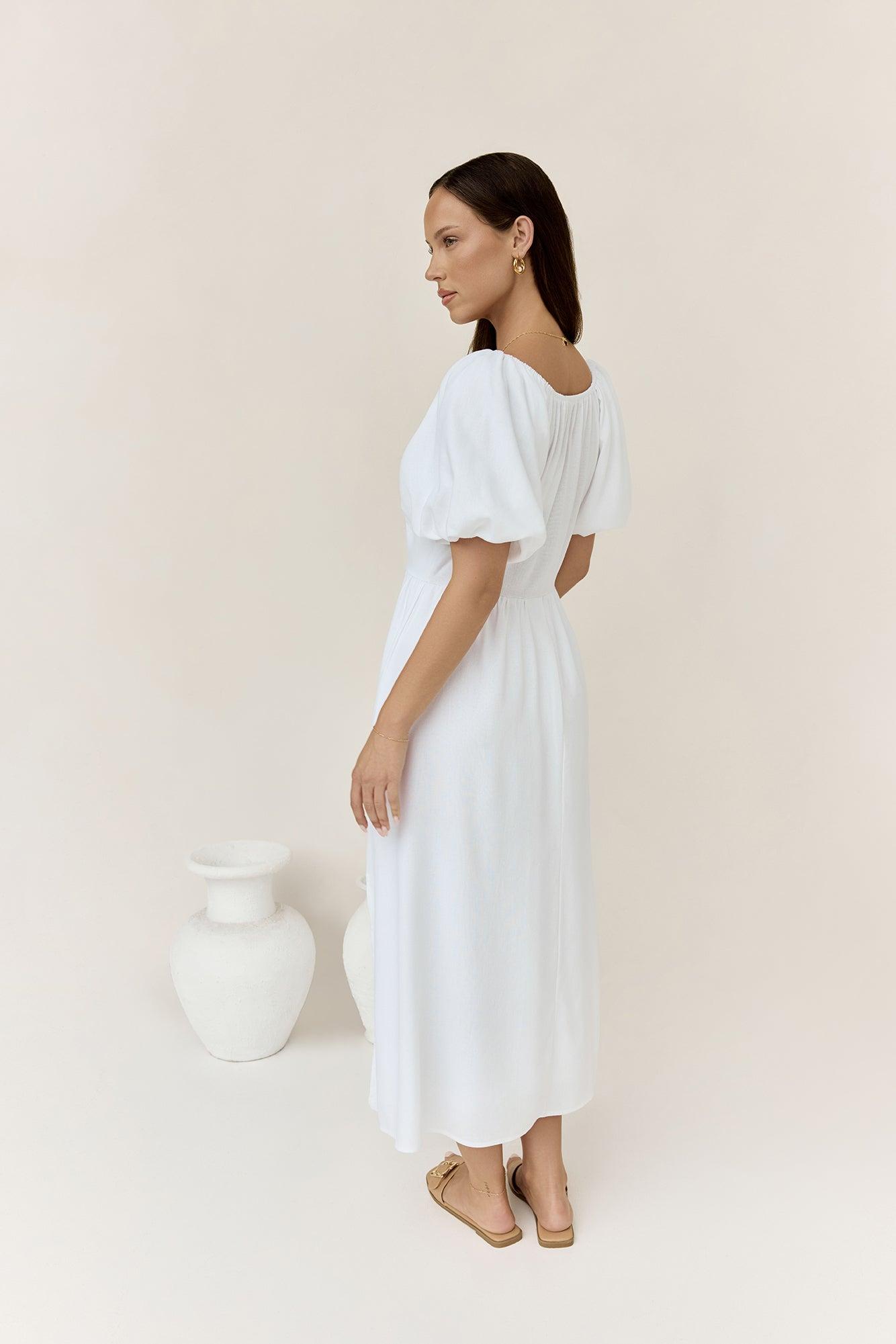Sunlight Maxi Dress White Product Image
