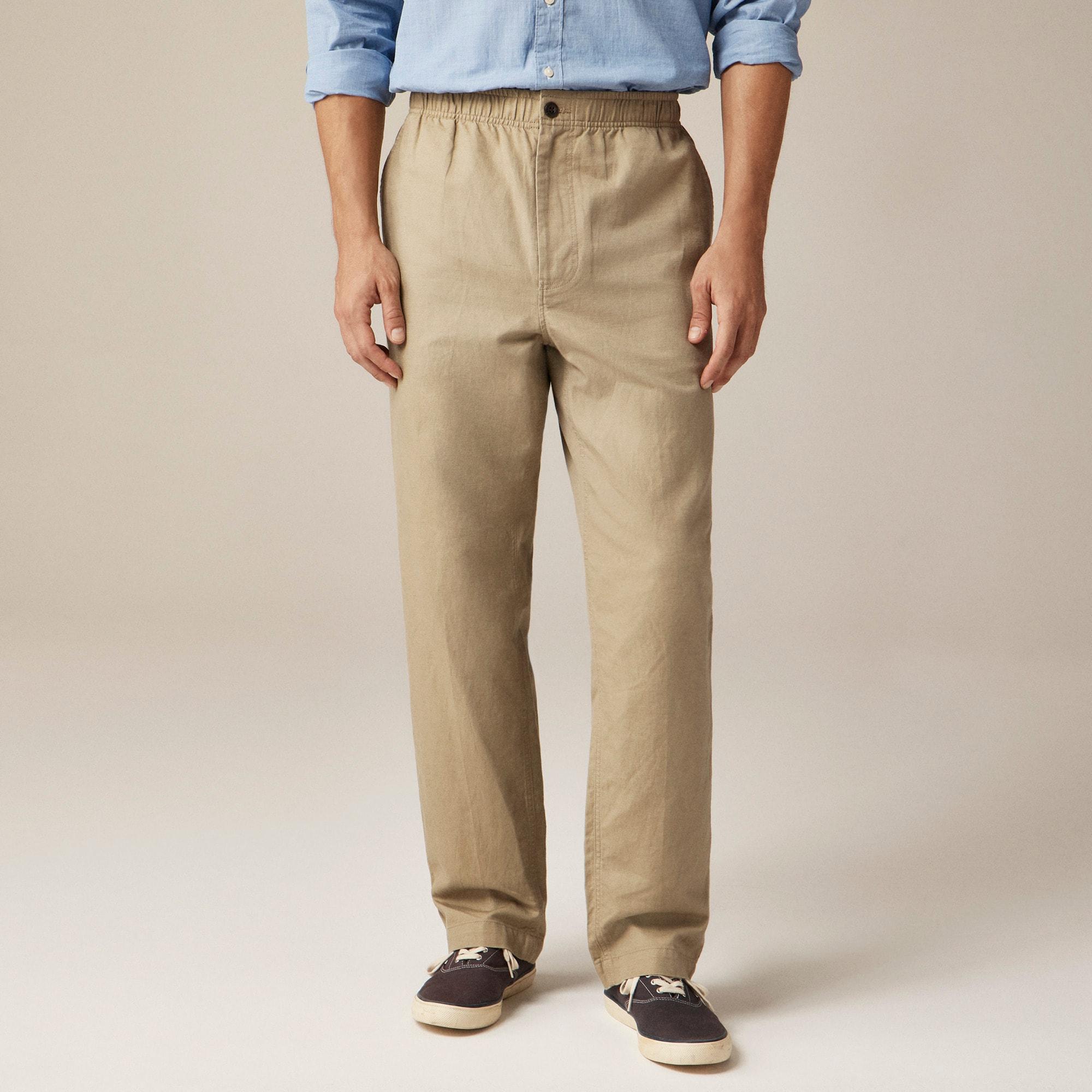 Pier pant in cotton-linen blend canvas Product Image
