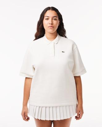 Oversized Piqué Polo Shirt Product Image