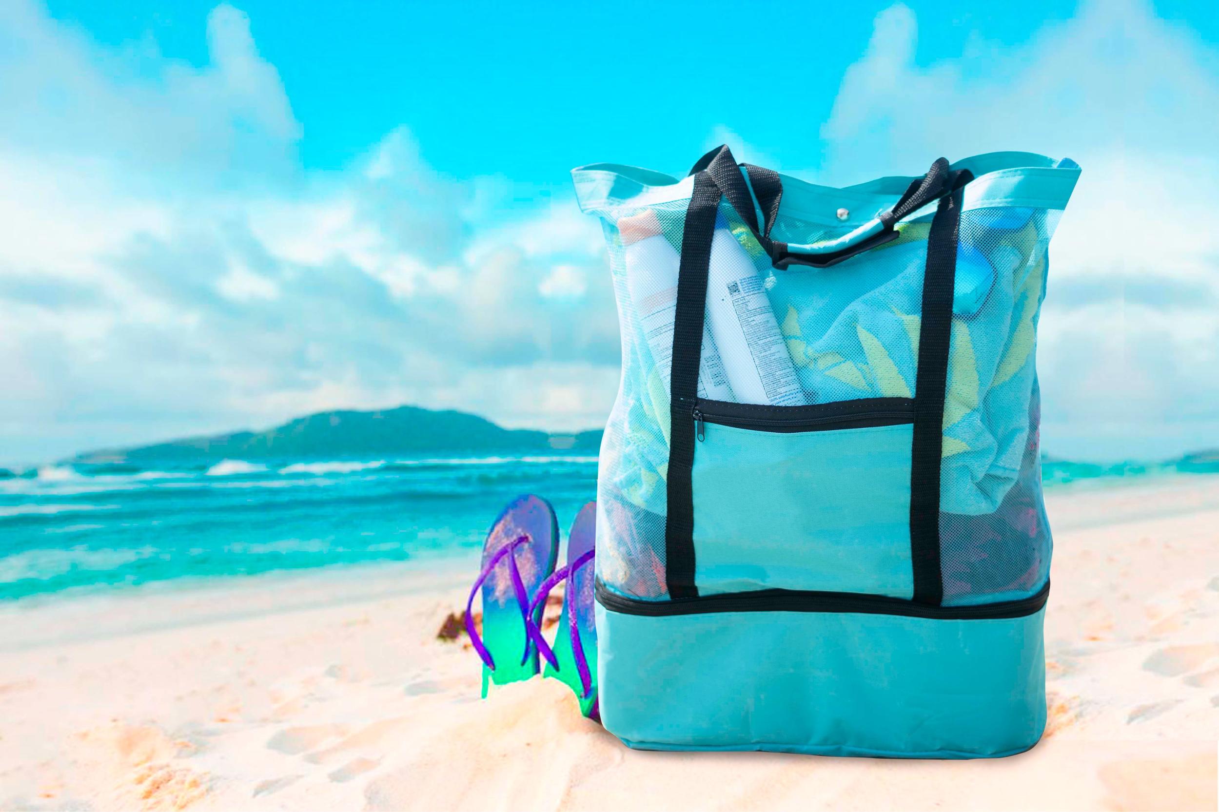 Insulated Cooler Picnic Beach Tote Bag Product Image