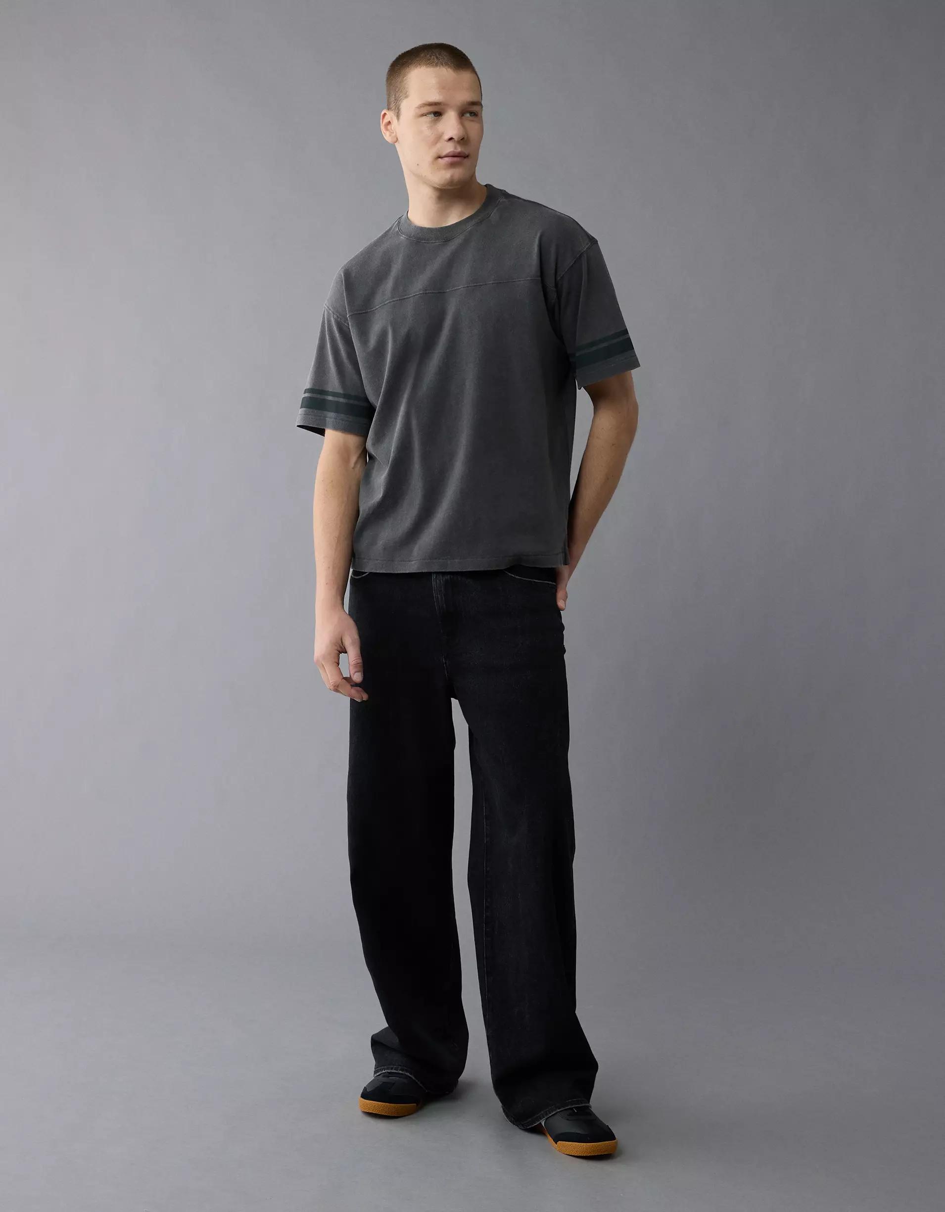 AE Boxy Sueded Football T-Shirt Product Image