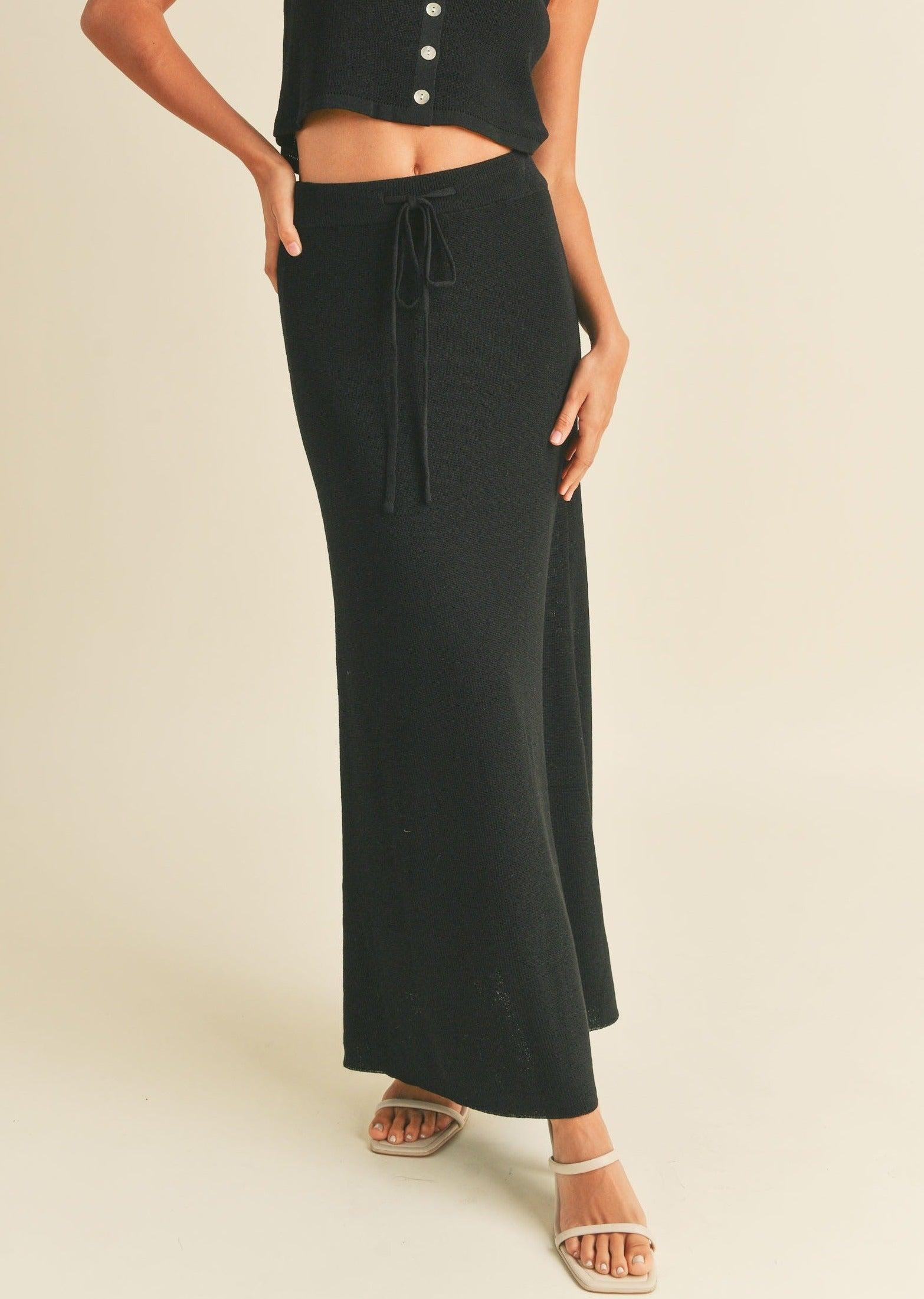 Knit Maxi Skirt Product Image