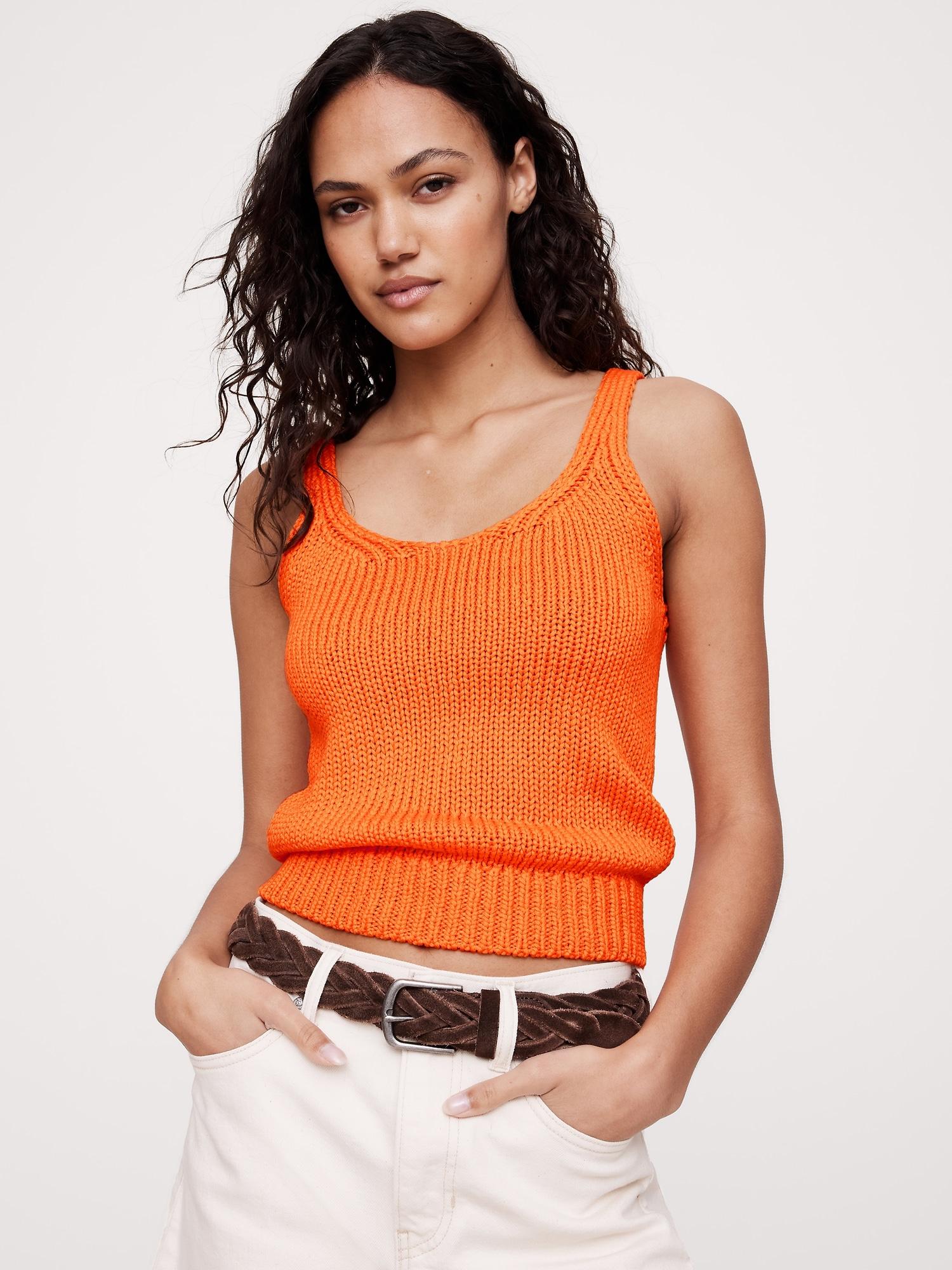 Cotton Sweater Tank Product Image
