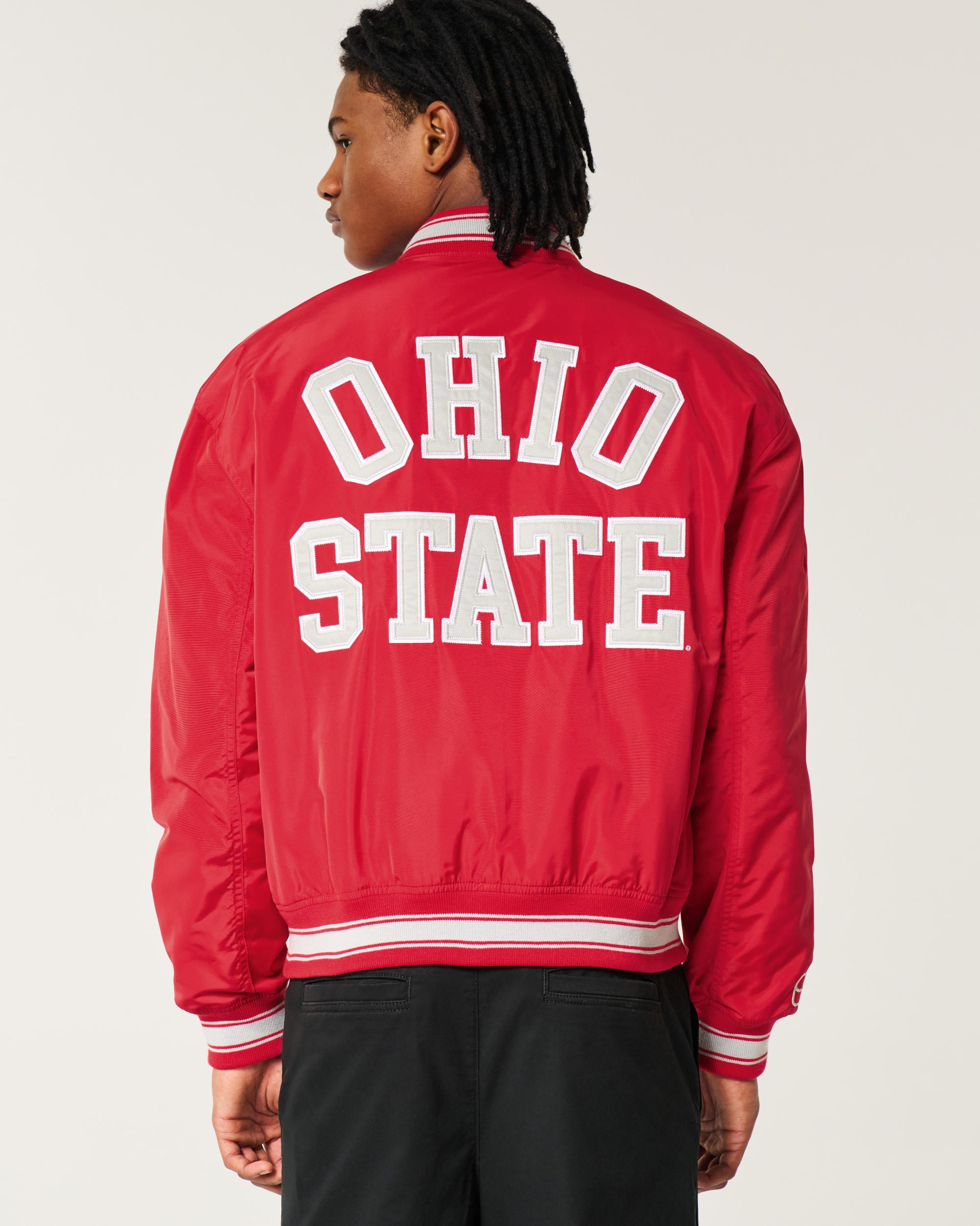 Ohio State Buckeyes Graphic Bomber Jacket Product Image