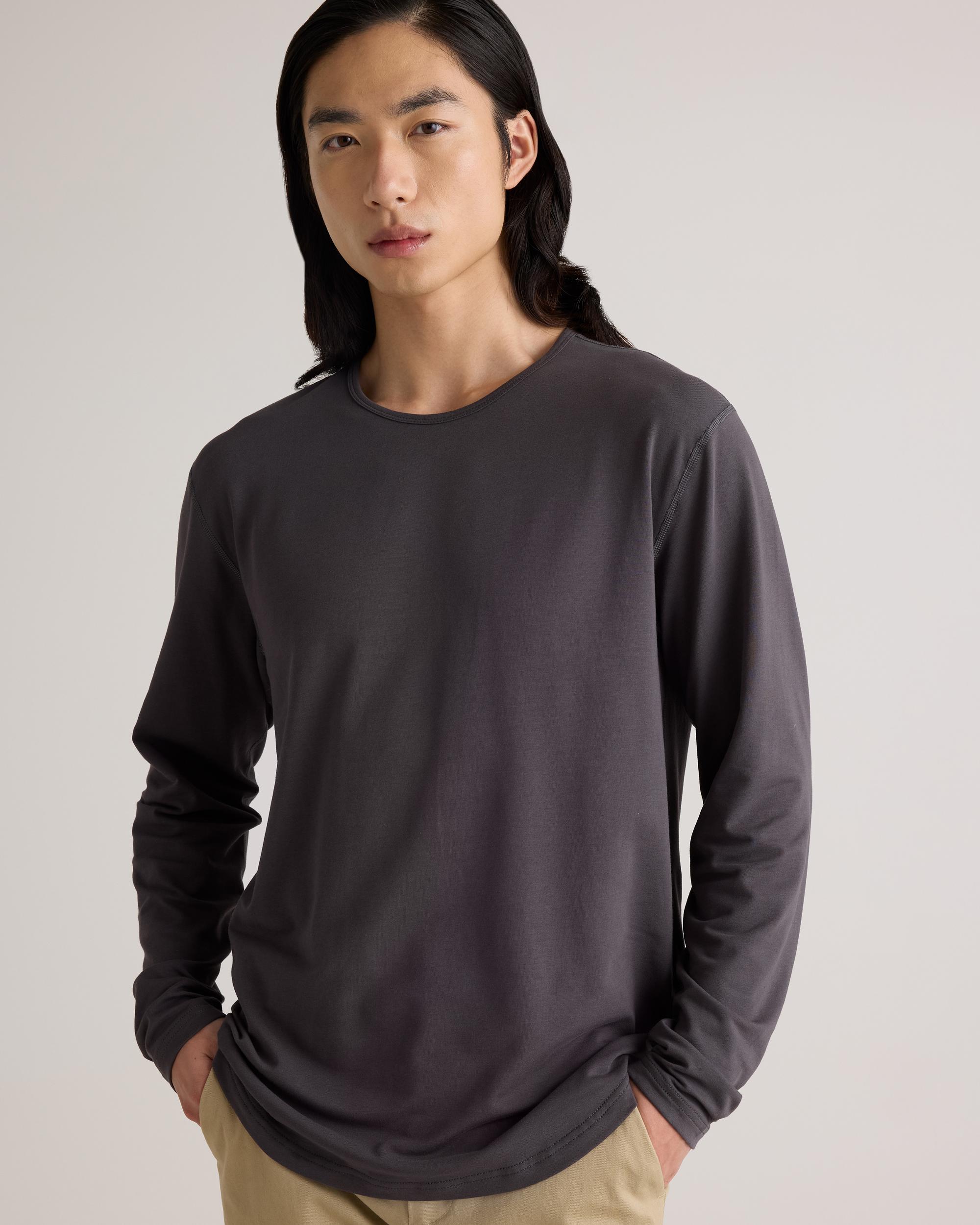 Quince | Men's Flex Curve Long Sleeve T-Shirt Cotton Product Image