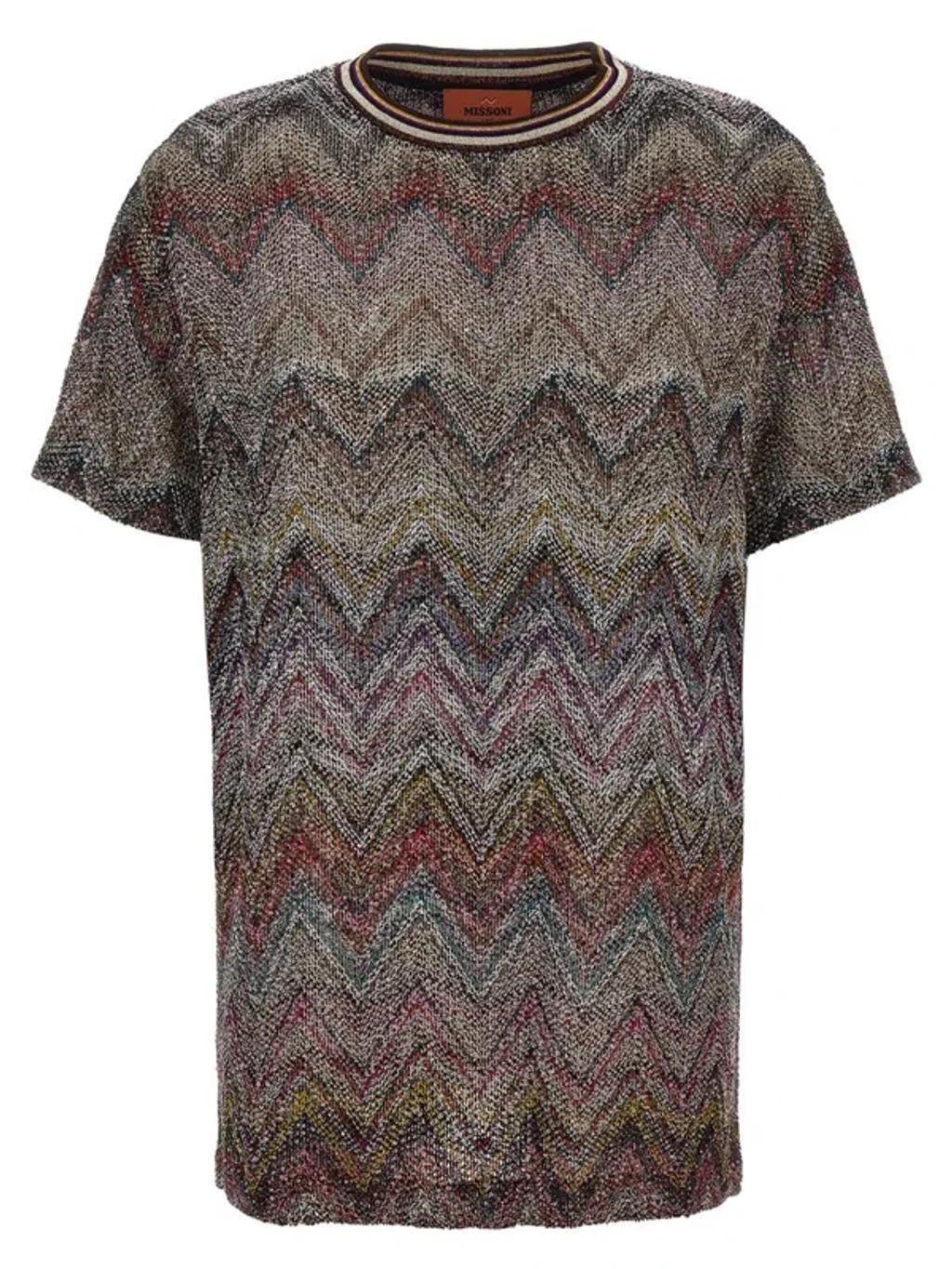 MISSONI Caperdoni Short Sleeve T-shirt With Sequin In Multi Product Image