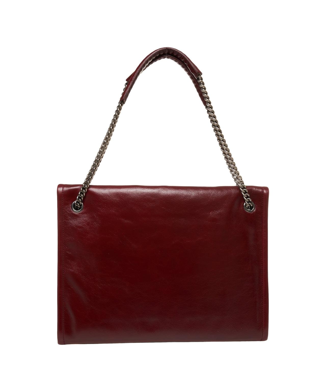 Smooth leather shoulder bag Product Image