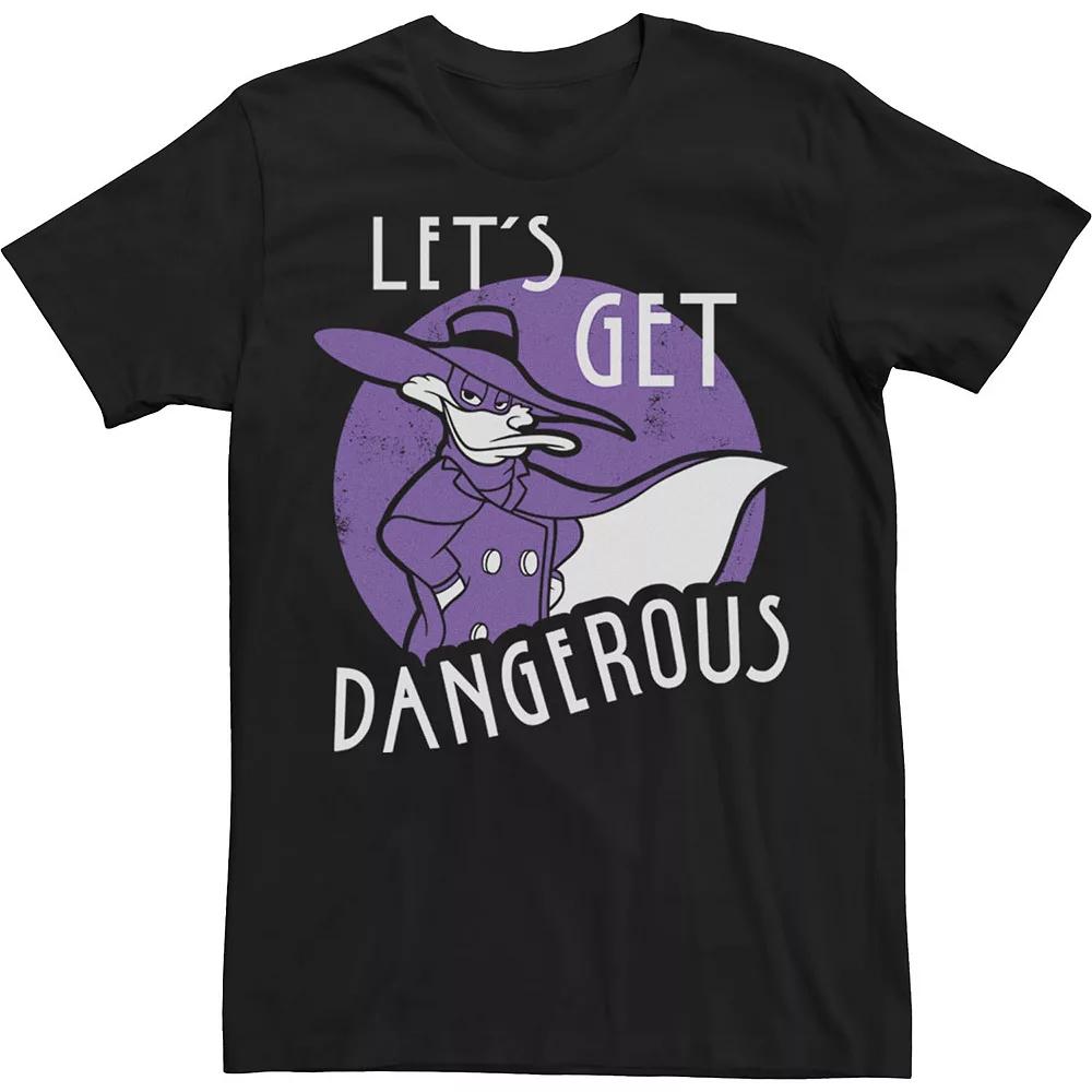 Disney's Darkwing Duck Men's Let's Get Dangerous Tee, Size: Medium, Black Product Image