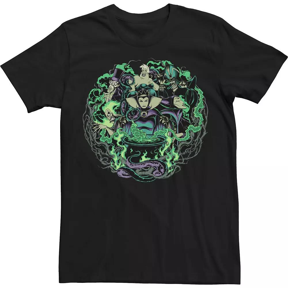 Big & Tall Disney Villains Epitome Of Evil Group Shot Tee, Men's,  Product Image
