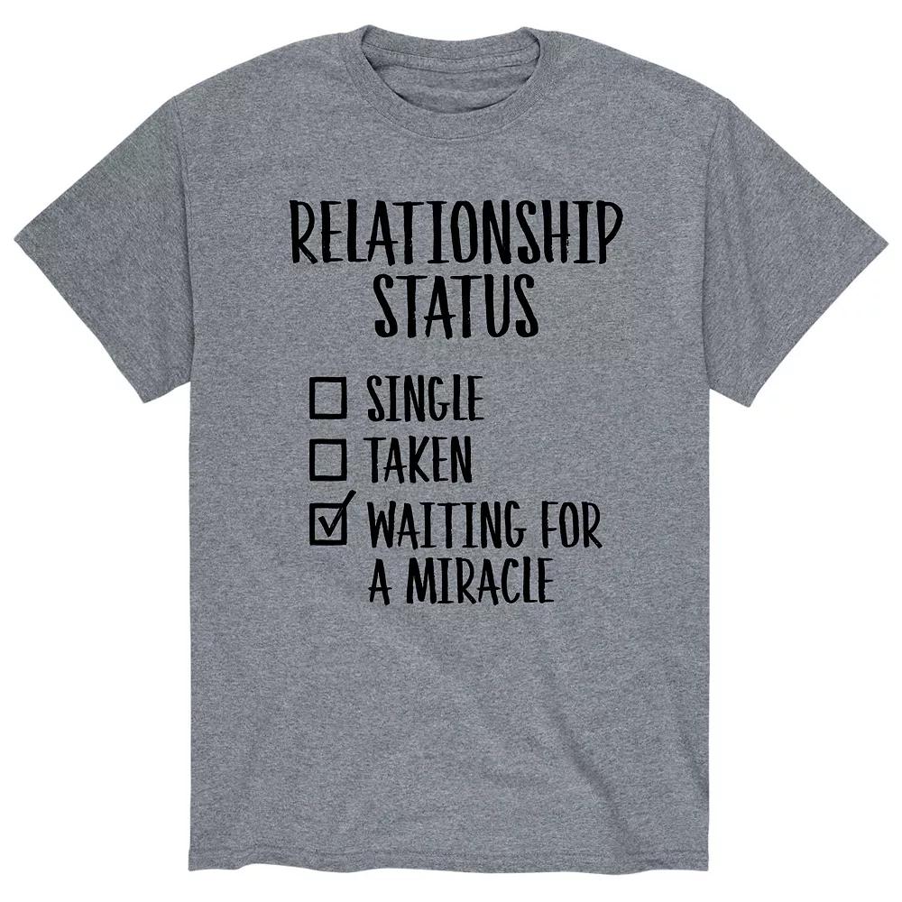 Men's Relationship Status Checklist Tee,  Product Image