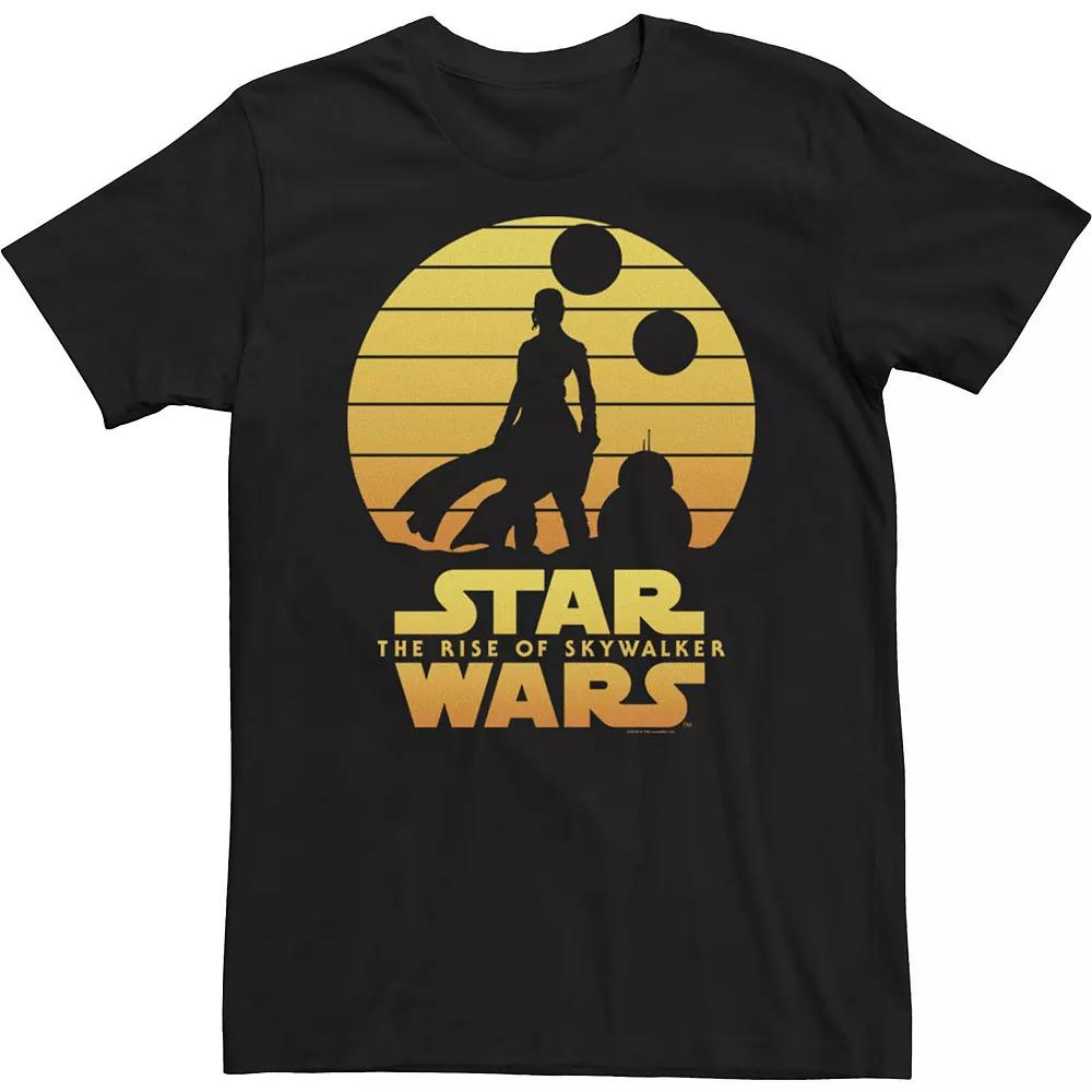Men's Star Wars: The Rise Of Skywalker Rey & BB-8 Silhouette Tee,  Product Image