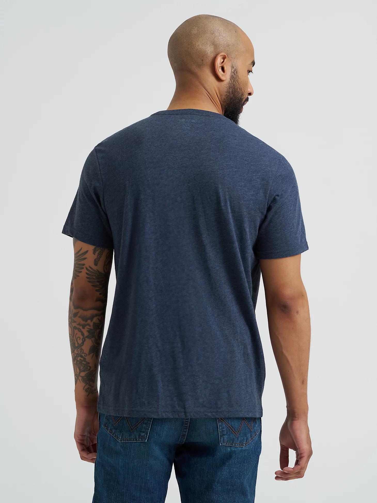 Men's Wrangler Americana Flag Logo T-Shirt in Dark Sapphire Product Image