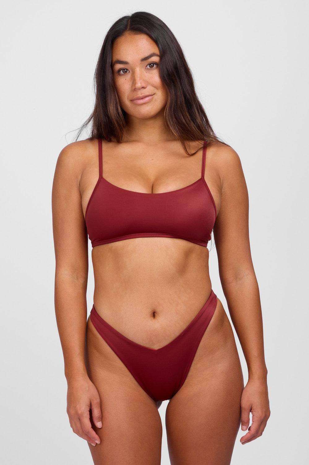 Jessica Bikini Bottom - Garnet Female Product Image