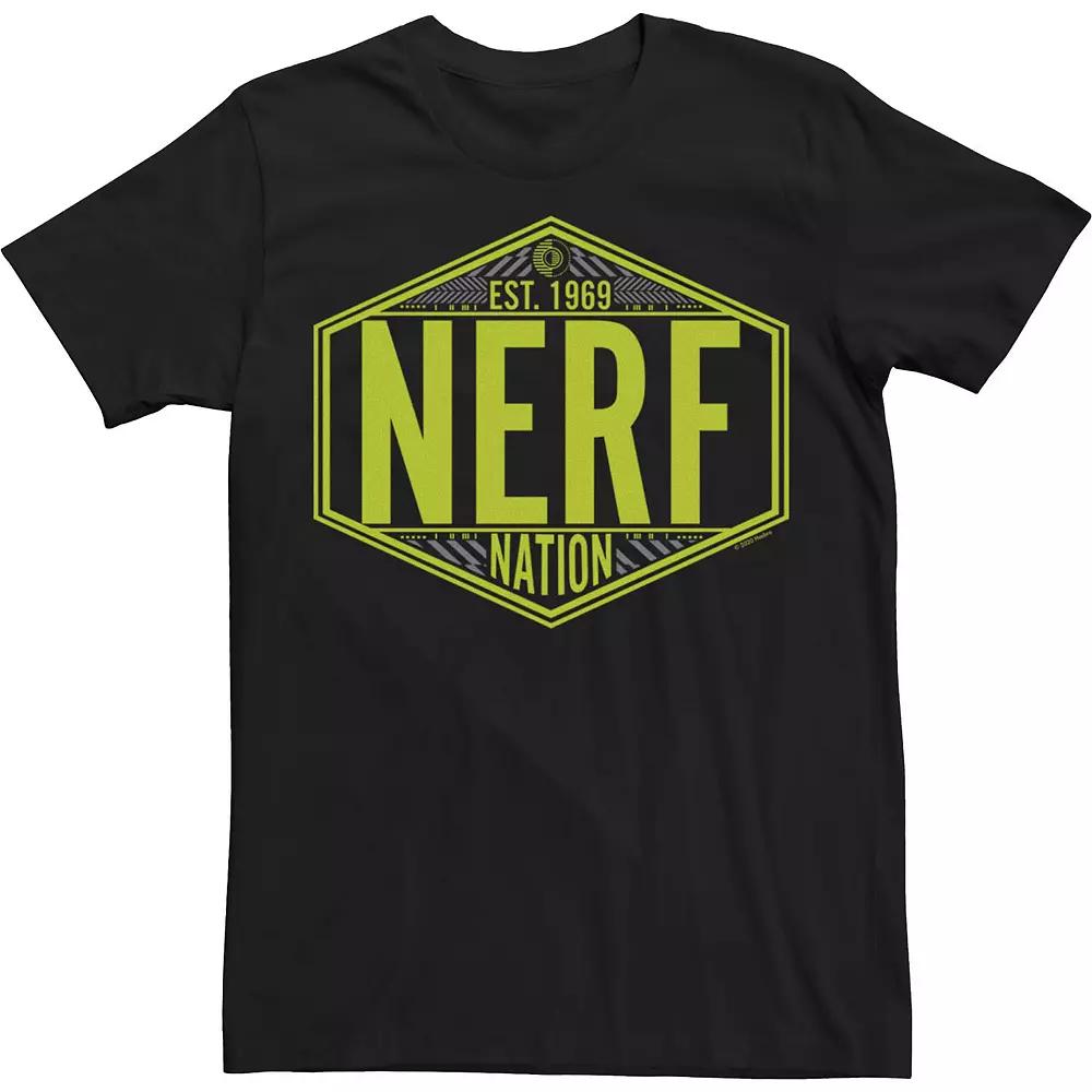 Men's Nerf Nation Est 1969 Neon Badge Tee,  Product Image