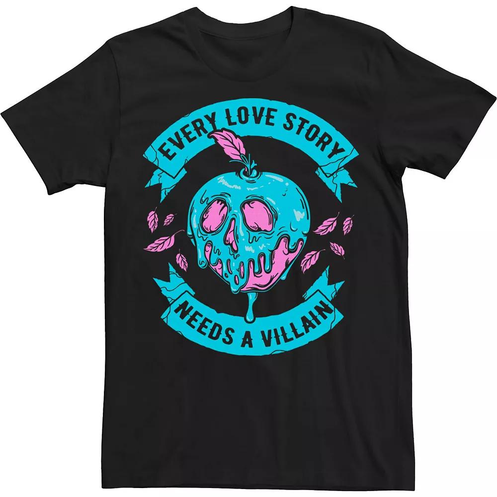 Big & Tall Disney Villains Every Love Story Needs A Villain Valentine's Tee, Men's,  Product Image