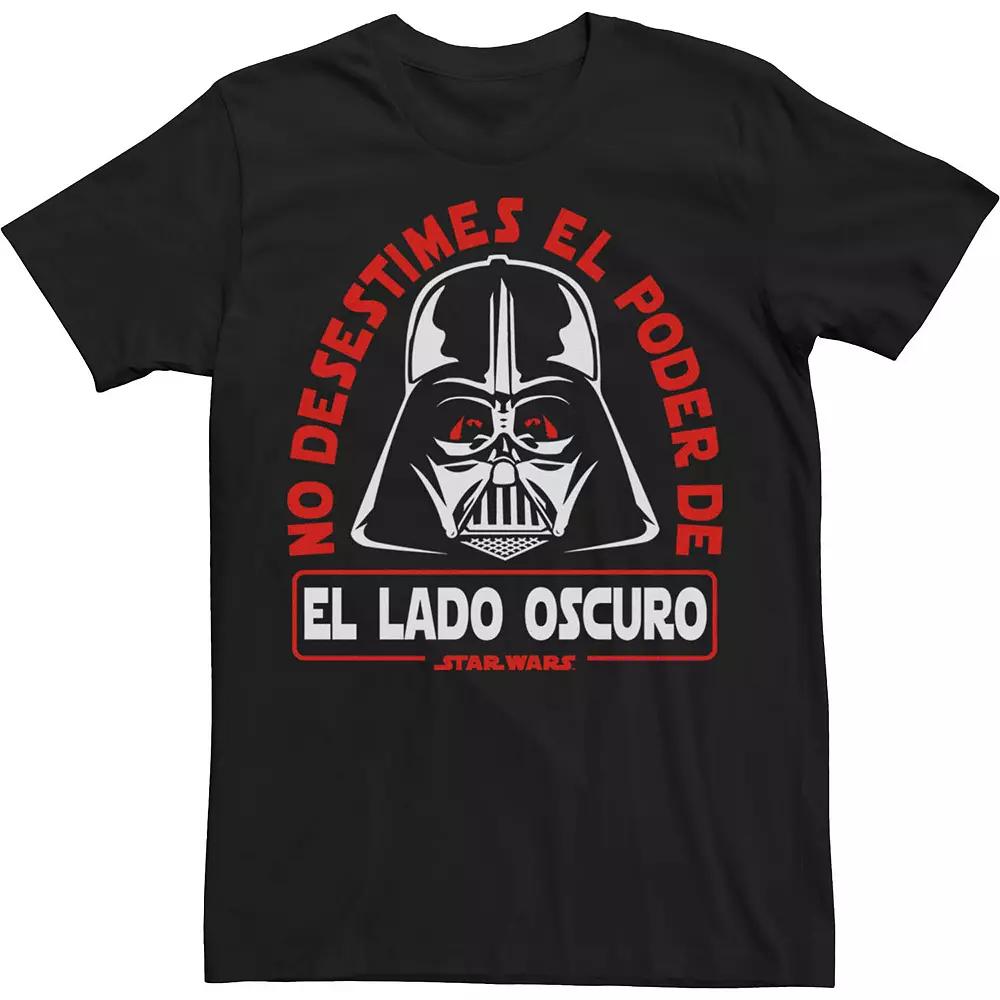 Men's Star Wars No Desestimes El Poder Poder De El Lad Oscuro Tee,  Product Image