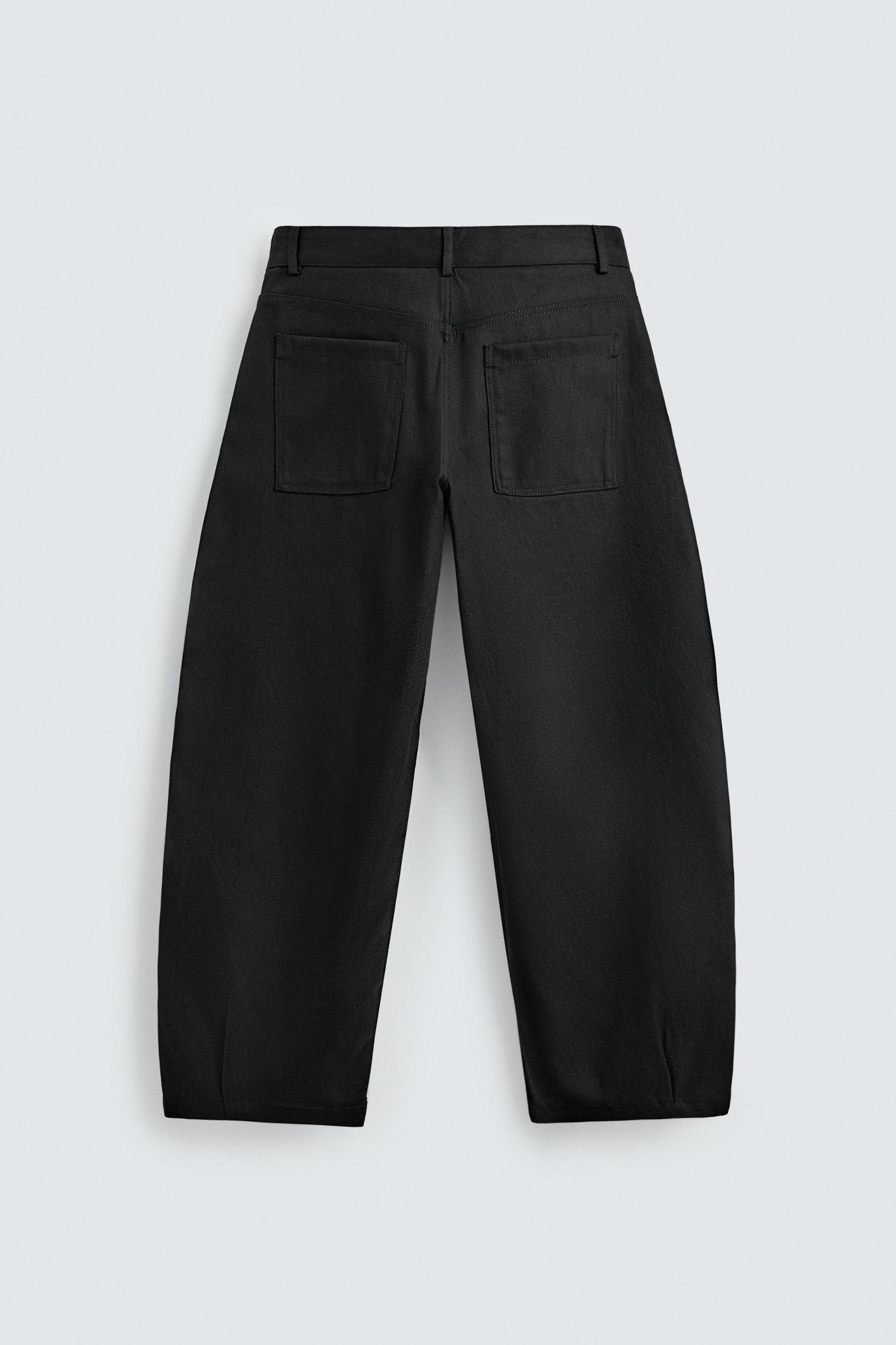 BARREL FIT LYOCELL - COTTON PANTS Product Image