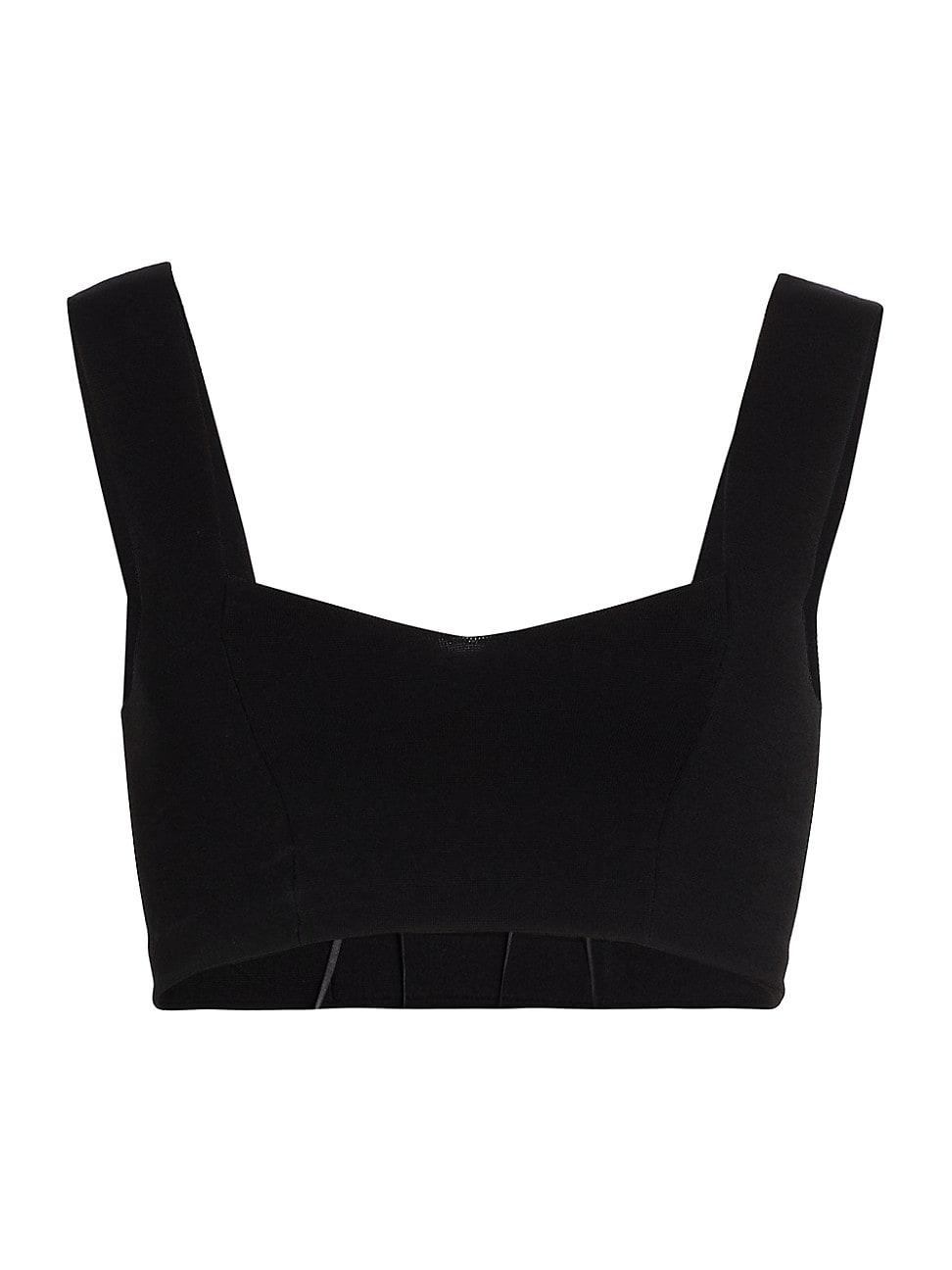 Womens Jordana Knit Crop Top Product Image