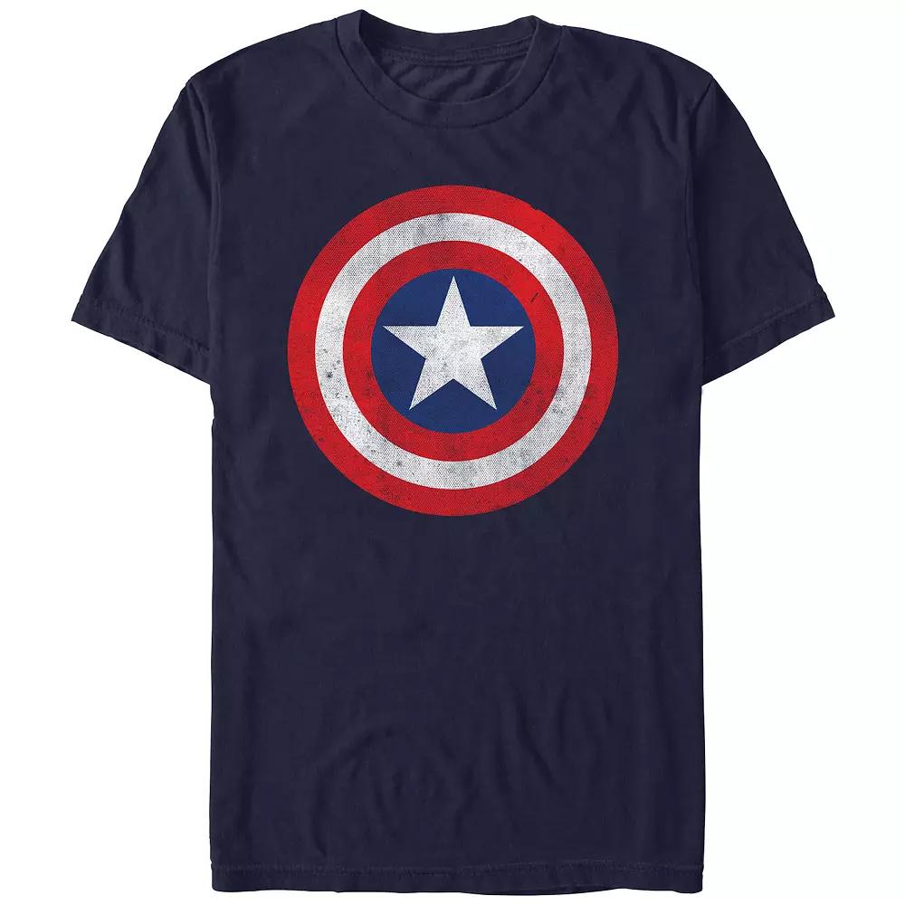 Men's Comfort Colors® Captain America Distressed Shield Graphic Tee,  Product Image