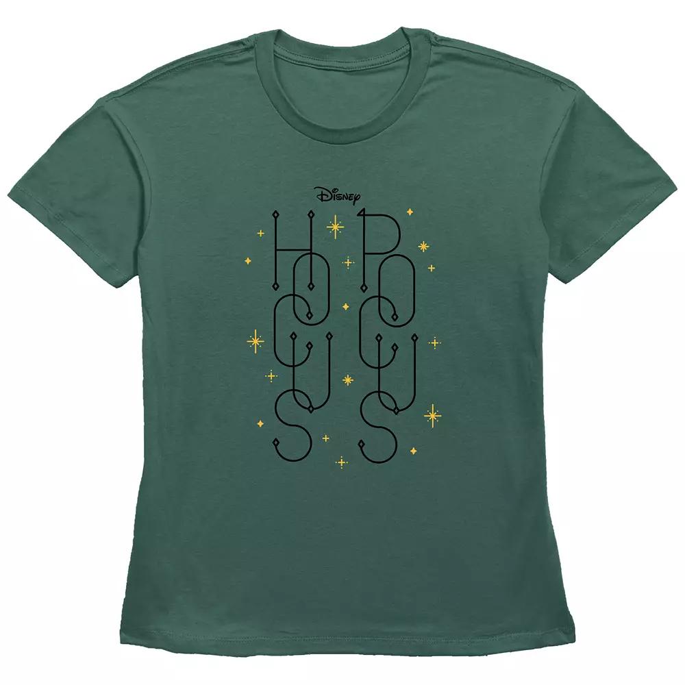 Women's Blue Moon Neon Lights Sign Graphic Tee,  Product Image