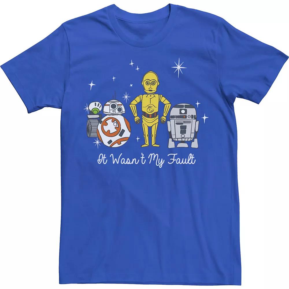 Men's Star Wars Cute Droids It Wasn't My Fault Tee,  Product Image