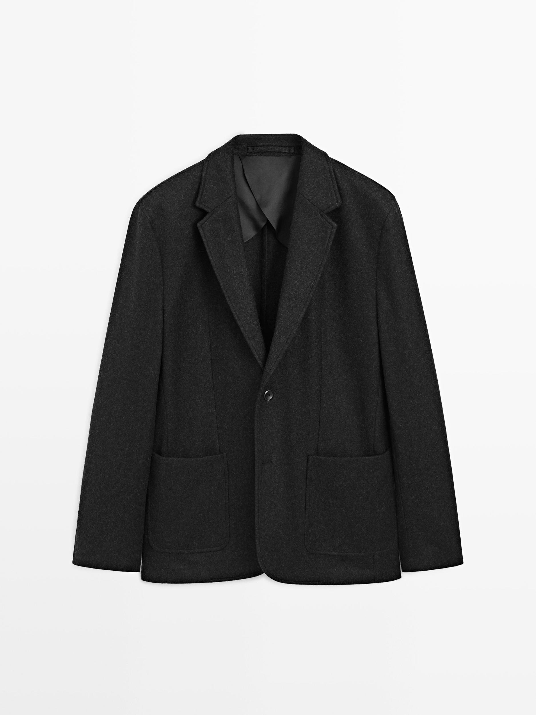 Wool blend suit blazer Product Image