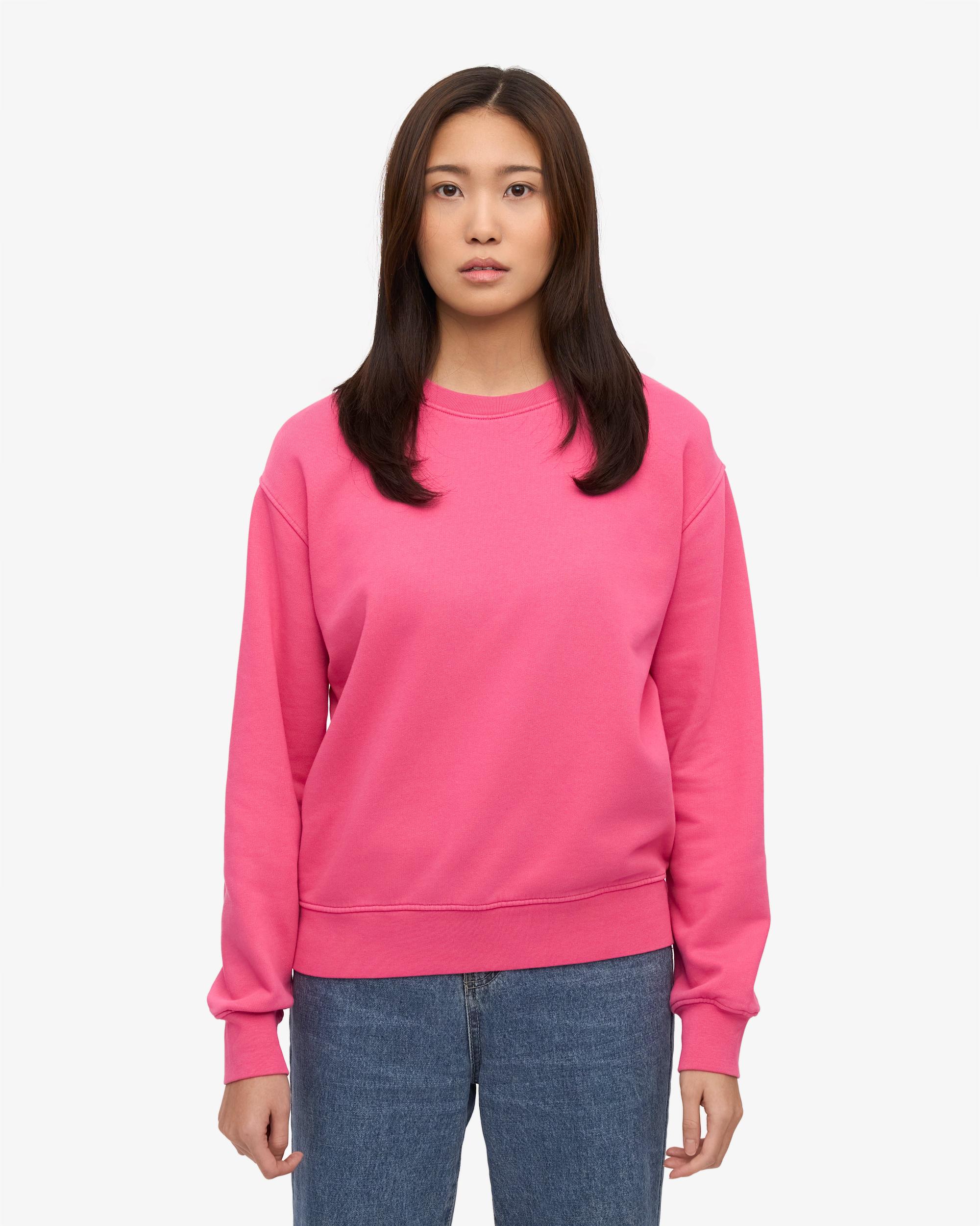 Women Classic Organic Crew - Bubblegum Pink Product Image