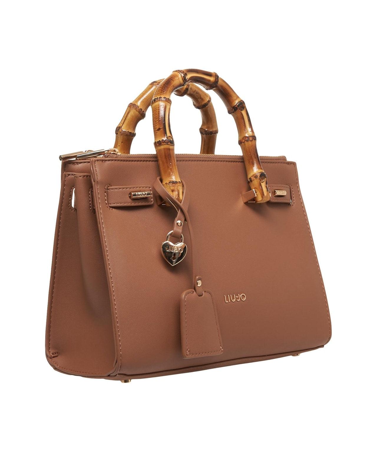 Hand bag with bamboo handles Product Image