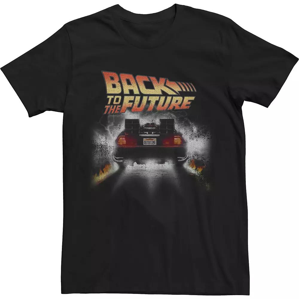 Big & Tall Back to The Future Vintage Logo Tee, Men's,  Product Image