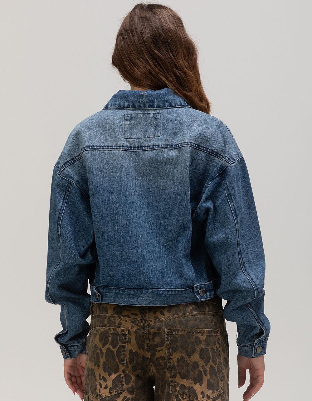 RSQ Womens Denim Jacket - MEDIUM WASH Product Image
