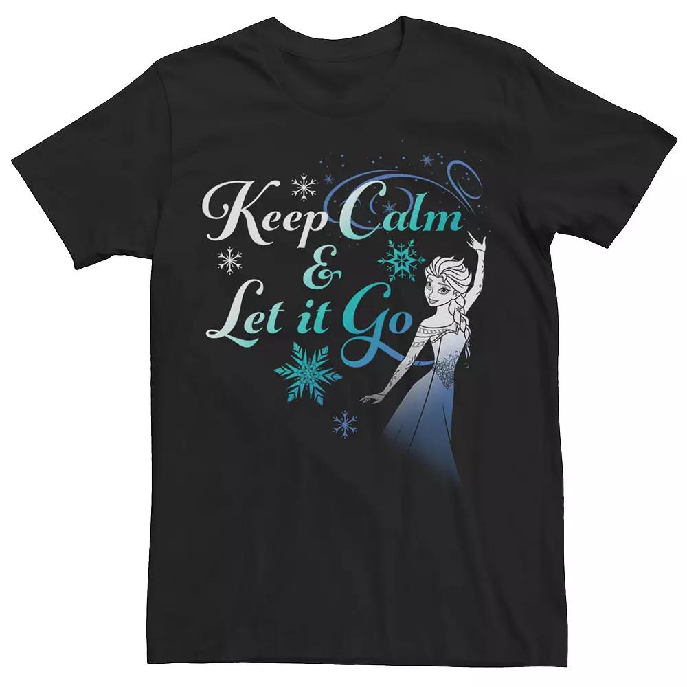 Disney's Frozen Elsa Keep Calm & Let It Go Men's Tee,  Product Image