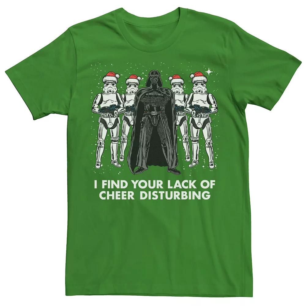 Men's Star Wars Vader Trooper Lack Cheer Christmas Tee,  Product Image
