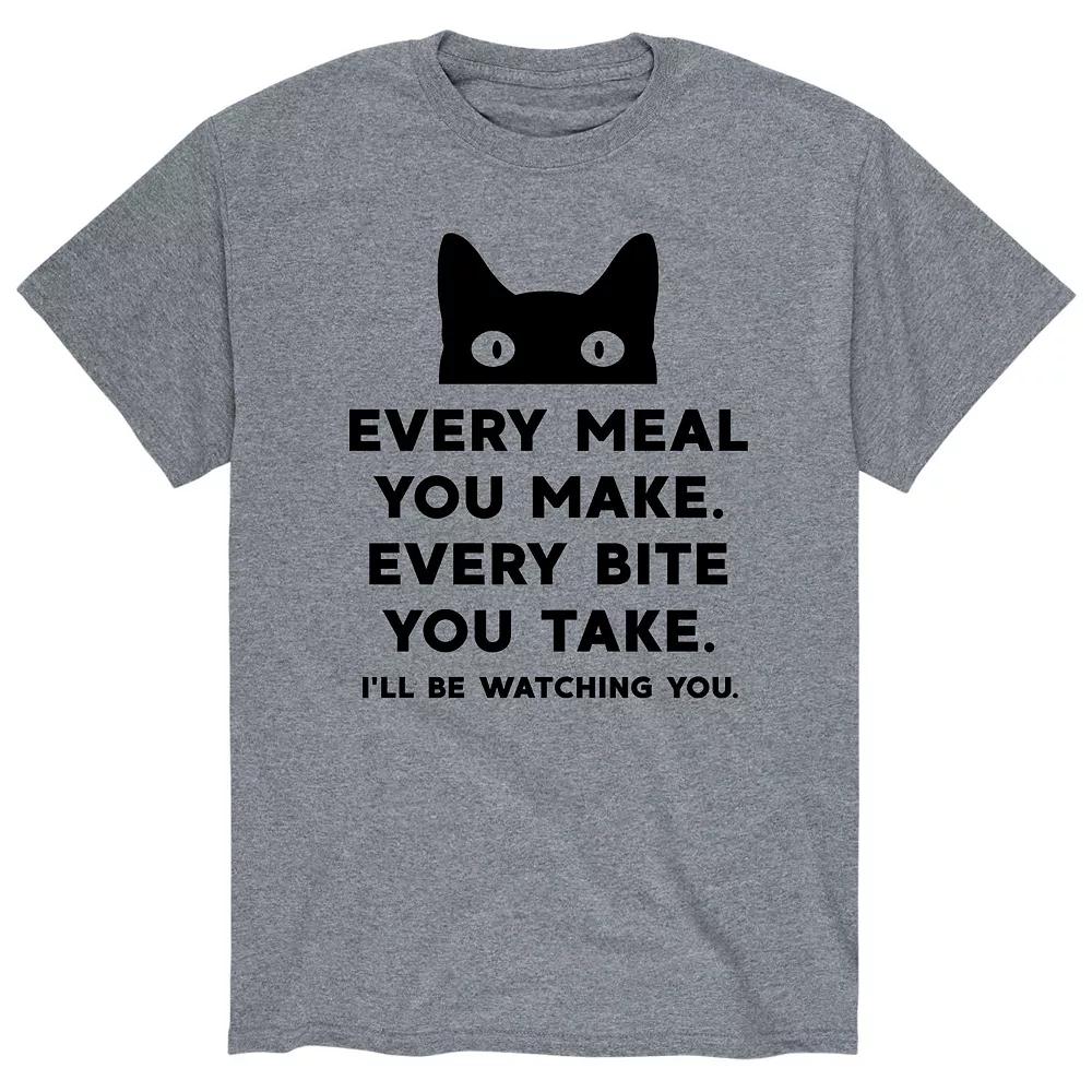 Men's Ill Be Watching You Cat Tee,  Product Image
