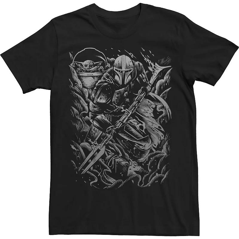 Men's Star Wars Mandalorian Comic Poster Tee,  Product Image