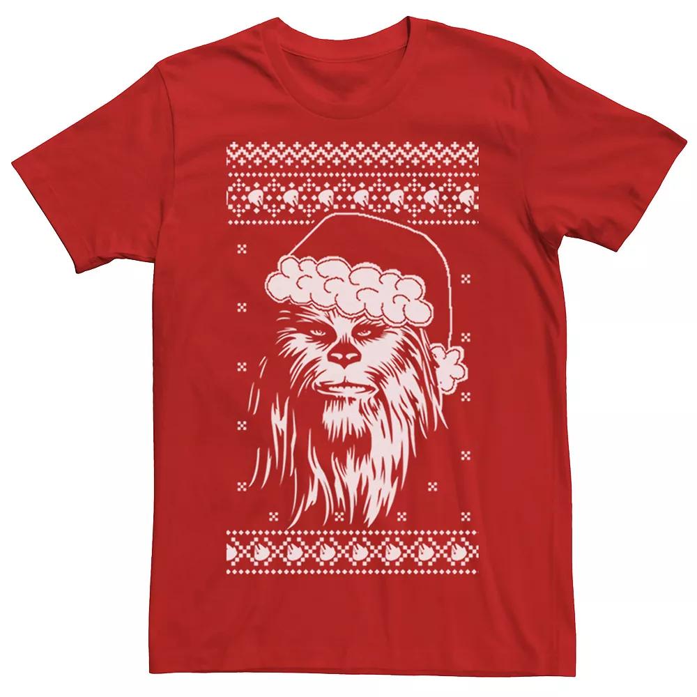 Men's Star Wars Chewbacca Ugly Christmas Sweater Tee,  Product Image