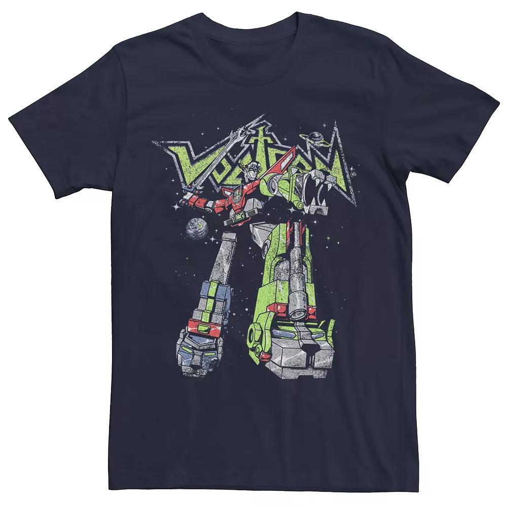 Men's Voltron: Defender of the Universe Defensive Stance Portrait Tee,  Product Image