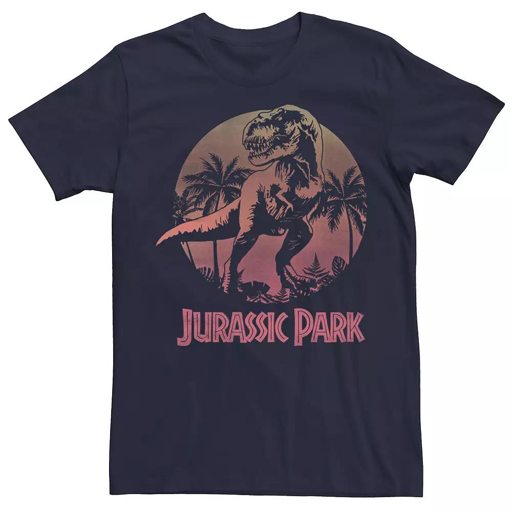 Men's Jurassic Park T-Rex Gradient Sunset Tee,  Product Image