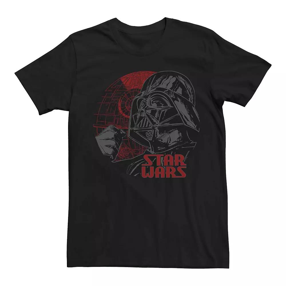 Men's Star Wars Darth Vader Death Star Poster Graphic Tee,  Product Image
