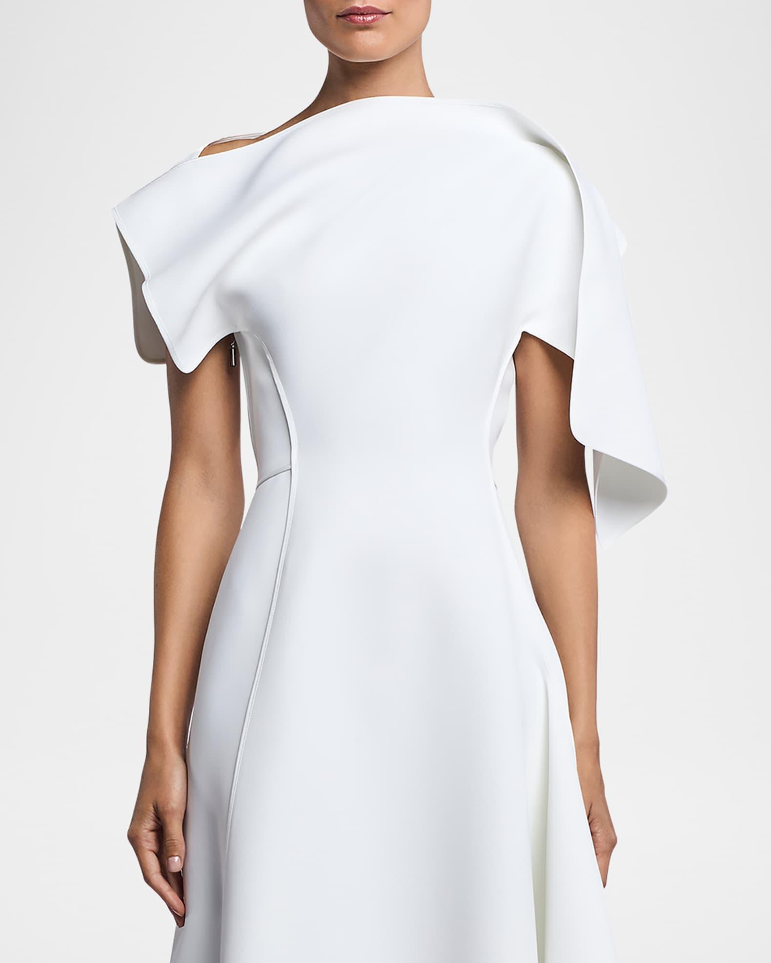 Diadem Off-The-Shoulder Short-Sleeve Midi Dress Product Image