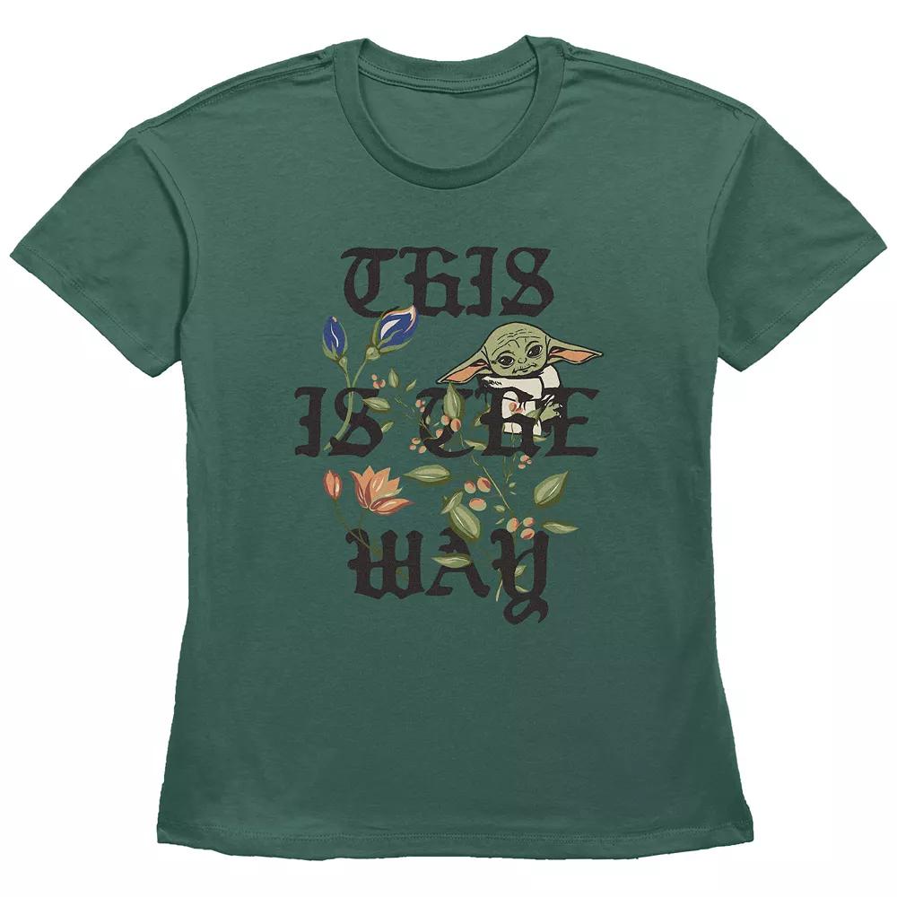 Women's Star Wars The Mandalorian Grogu This Is The Way Graphic Tee,  Product Image