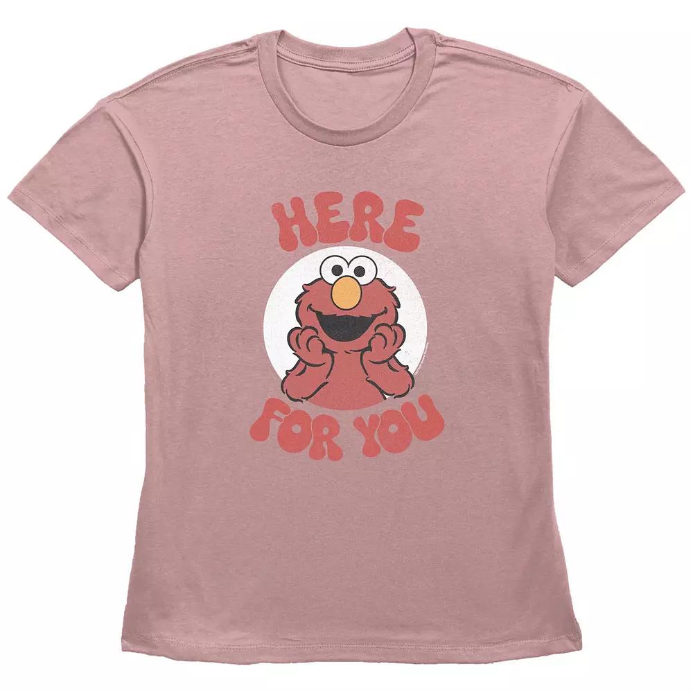Women's PBS Kids Sesame Street Elmo Here For You Graphic Tee,  Product Image