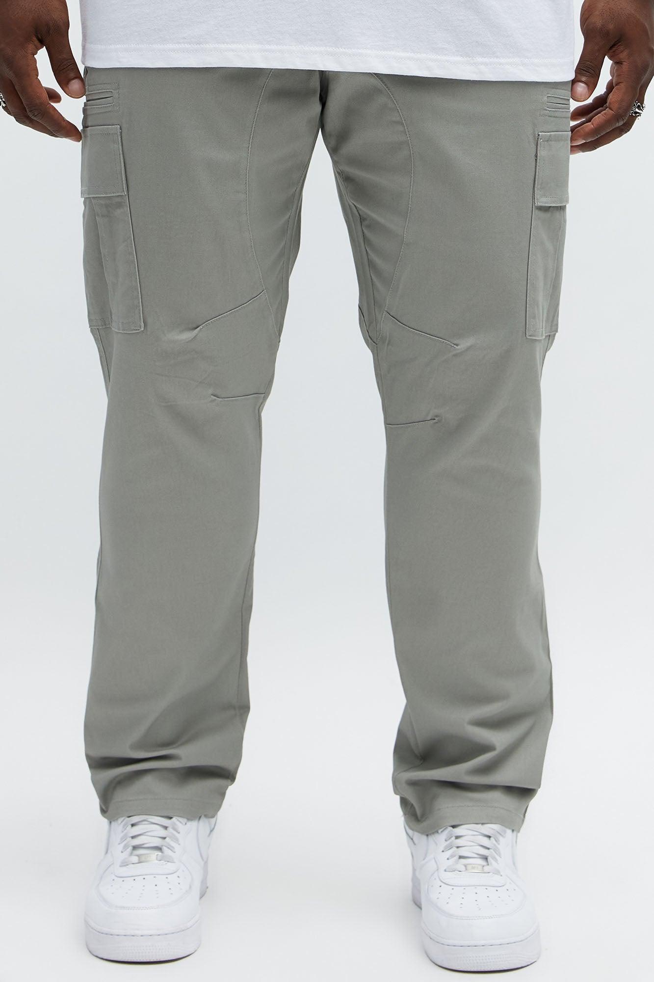 Skinny Striker Cargo Pants - Grey Male Product Image