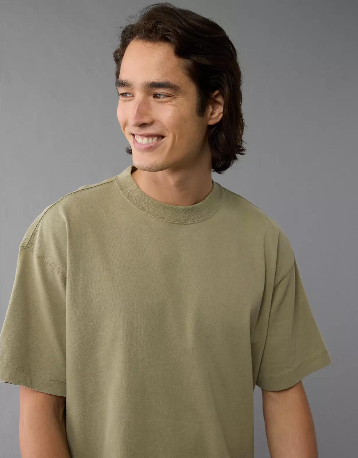 AE Boxy Sueded Jersey T-Shirt Product Image