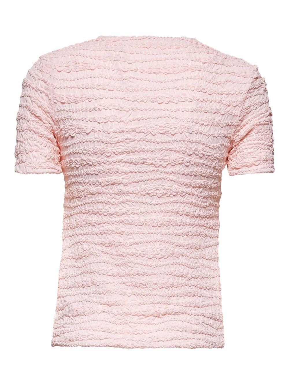textured crewneck top Product Image