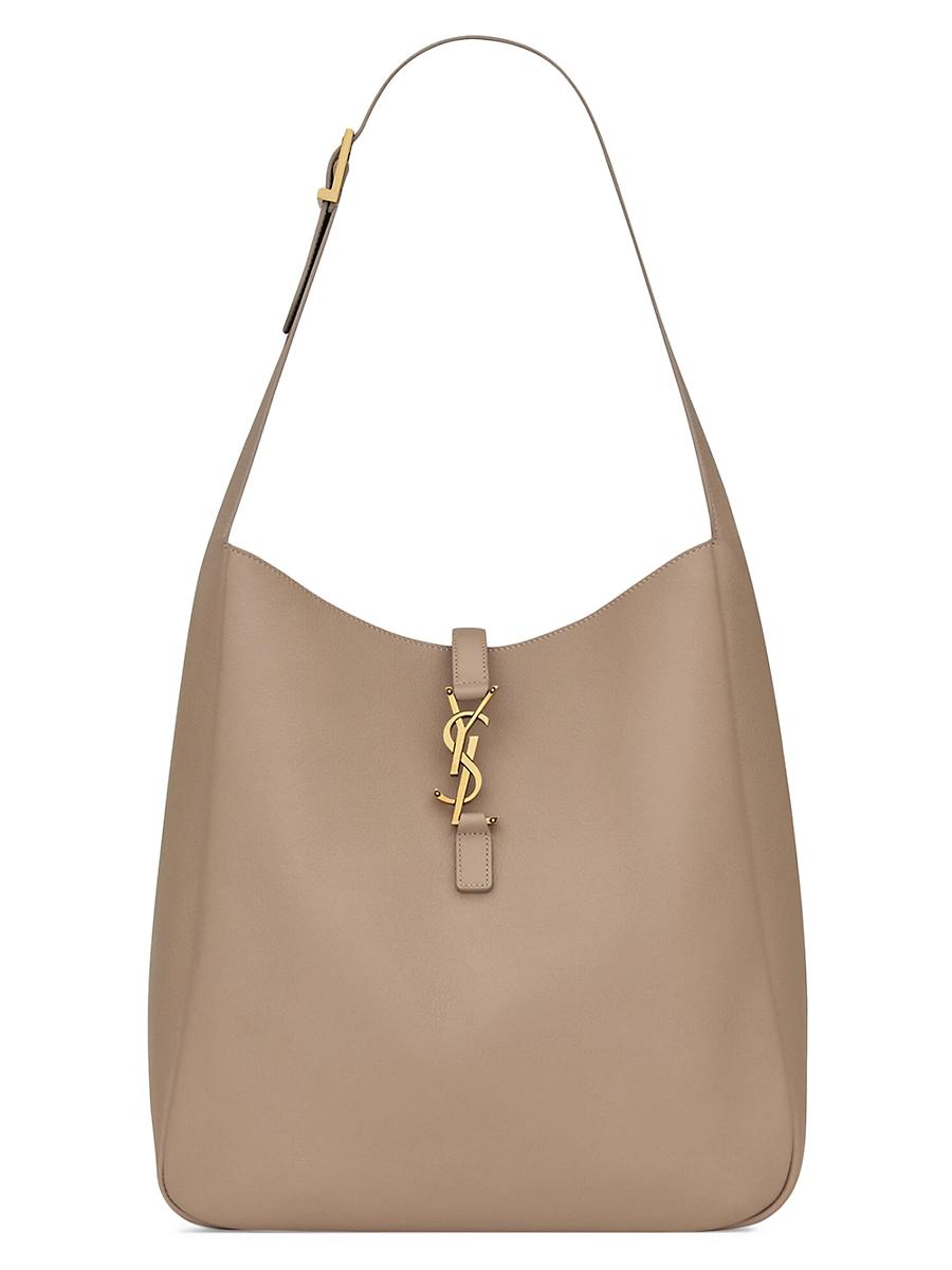 Womens Le 5 7 Supple Large Shoulder Bag in Smooth Leather Product Image