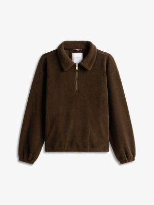 Teddy Fleece Quarter-Zip Sweatshirt Product Image