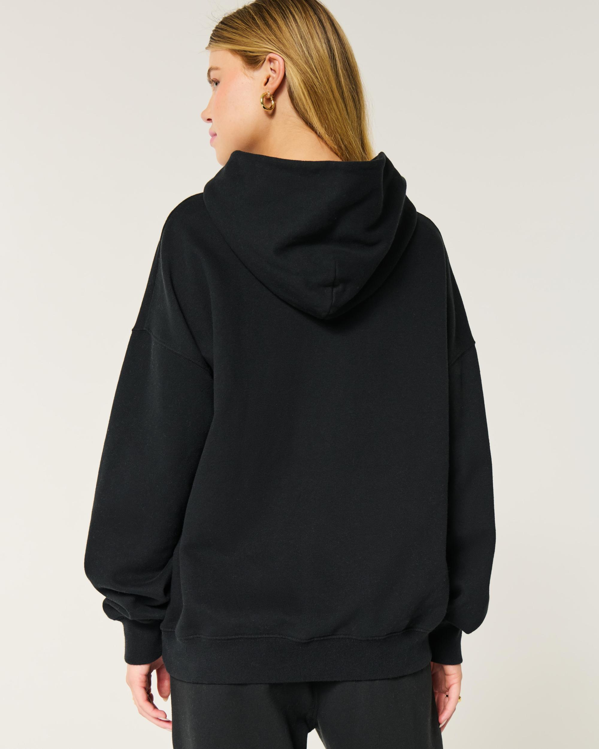 Hollister Feel Good Fleece Oversized Hoodie Product Image